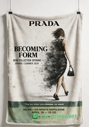 Prada Throw Blankets